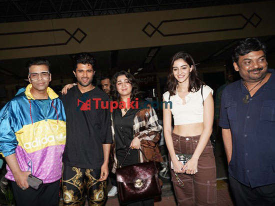 Liger Team Arrived in Hyderabad